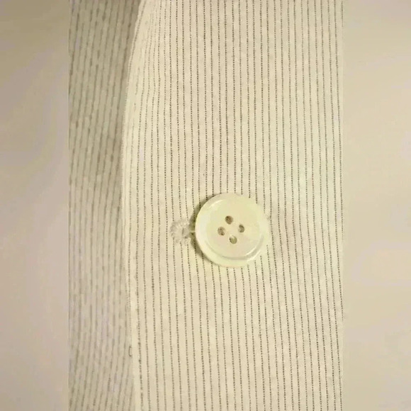 PAUL SMITH Beige White Cotton Stripe Seersucker Summer Slim Suit 44R Italy - Picture 8 of 8